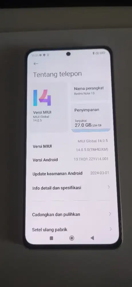 Redmi note 13 256GB