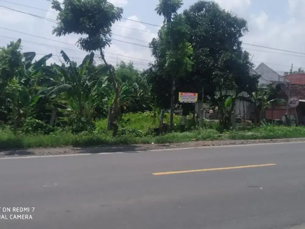 Dijual Tanah Nol Jalan Provinsi Surabaya - Jogja Dekat Pintu Tol Ngawi