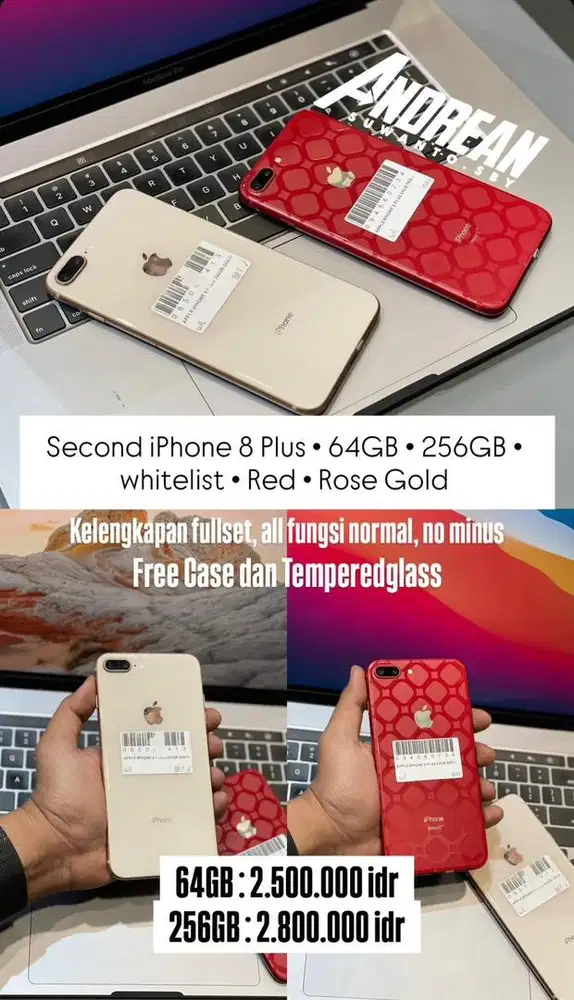 Second Iphone 8Plus Permanen