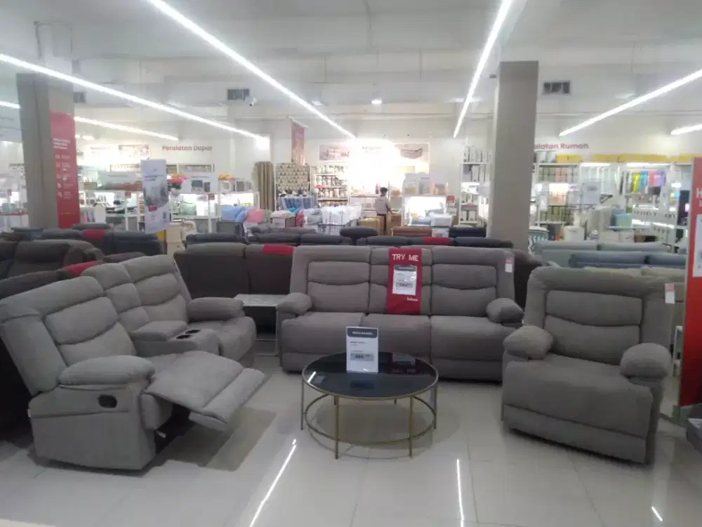 Sofa set recliner diskon 50%