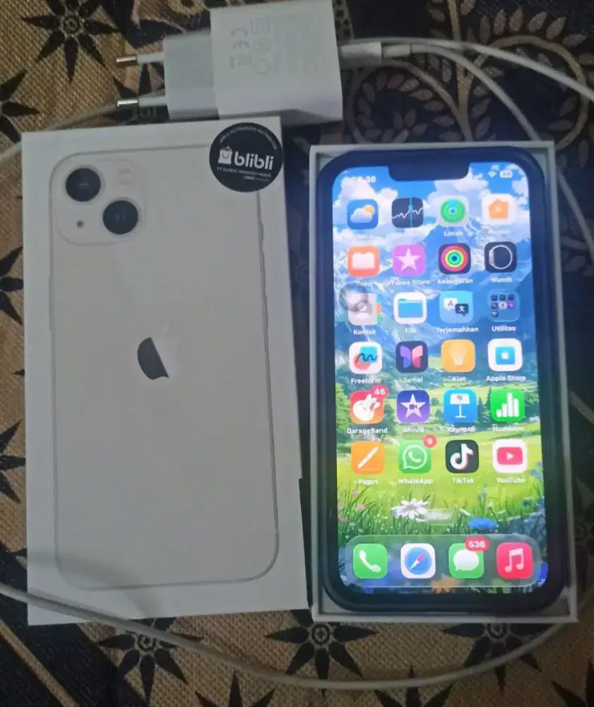 iPhone 13 128GB White starlight Garansi Resmi
