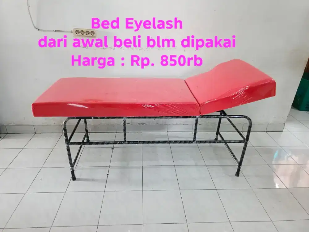 Bed eyelash, bed facial, ranjang pijat, bed salon