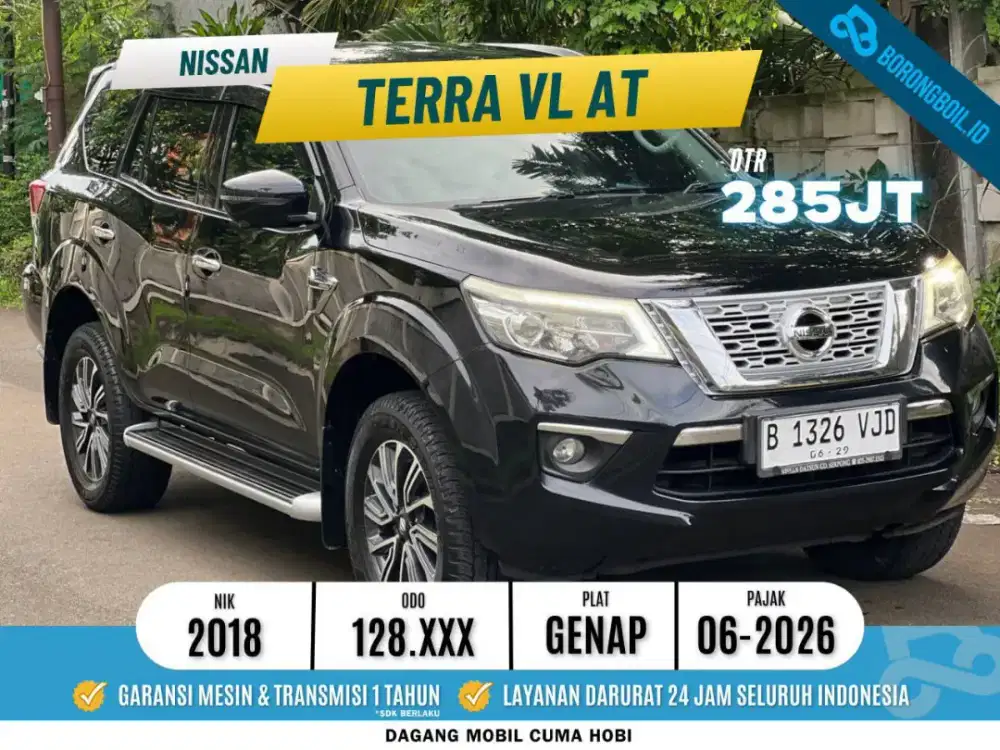 Nissan Terra VL Diesel AT 2018 Hitam
