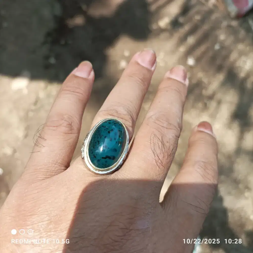 Jual bacan dim 26 x 16 x 8 ring alpaka