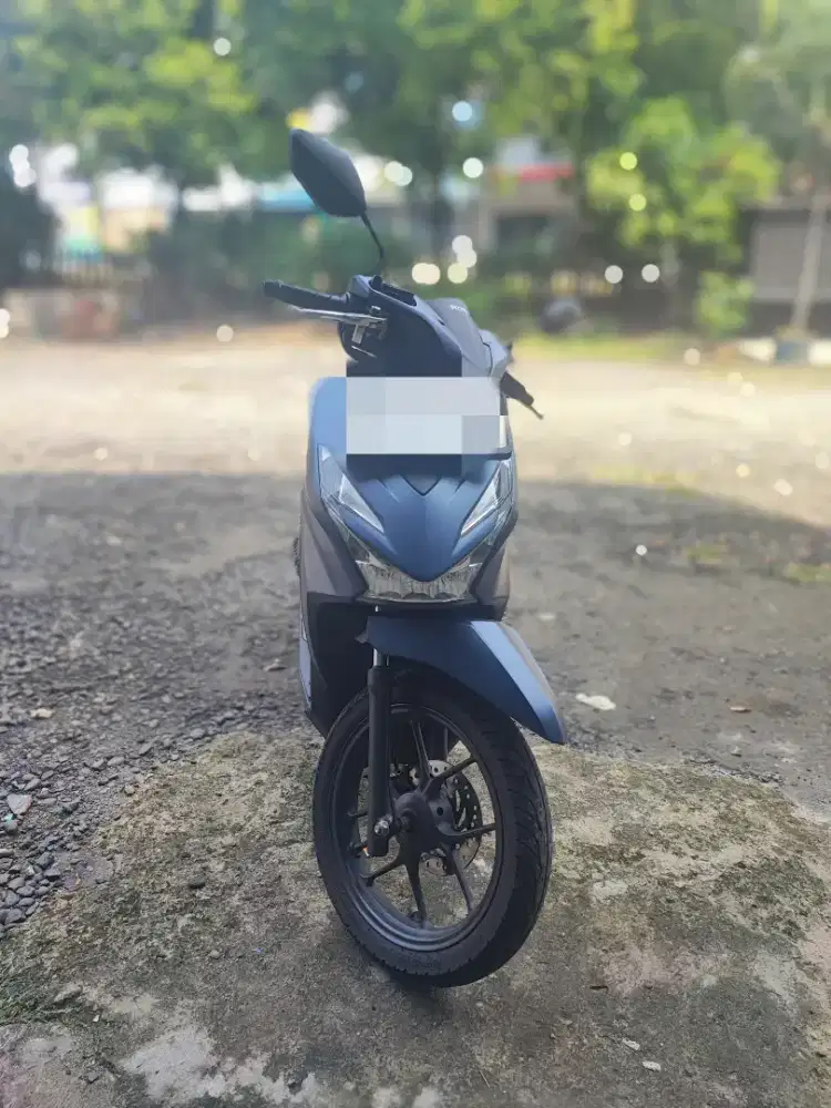 Beat Deluxe Smartkey Biru Pajak Panjang