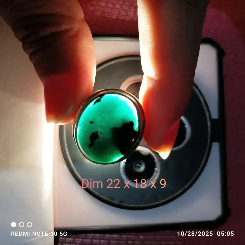 Jual baca dim 22 x 18 x 9 ring perak