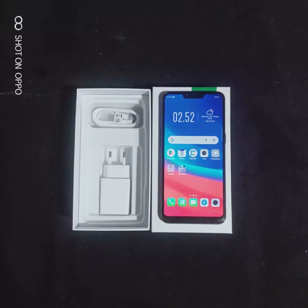oppo a3s ram 6gb • 128gb hitam barang mulus   :::
