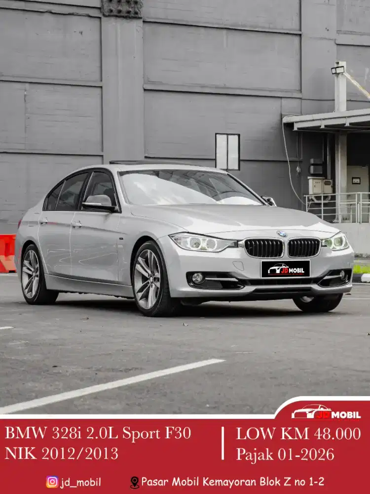 BMW 328i 2.0 L Sport F30 AT Silver 2012 C200
