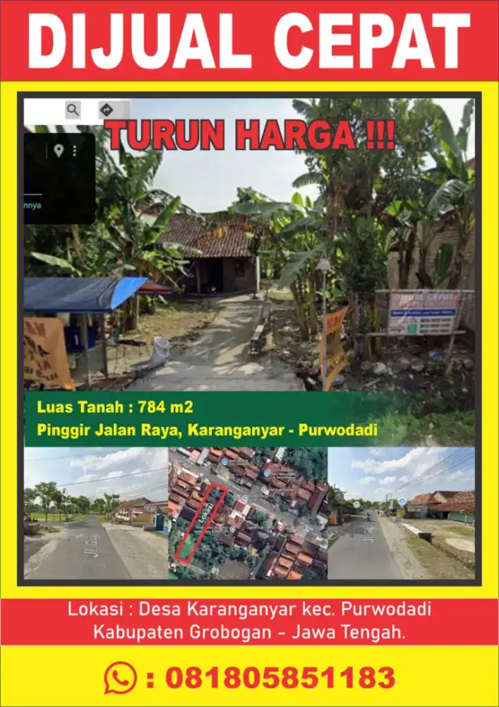 Butuh Dana cepat / Dijual tanpa perantara