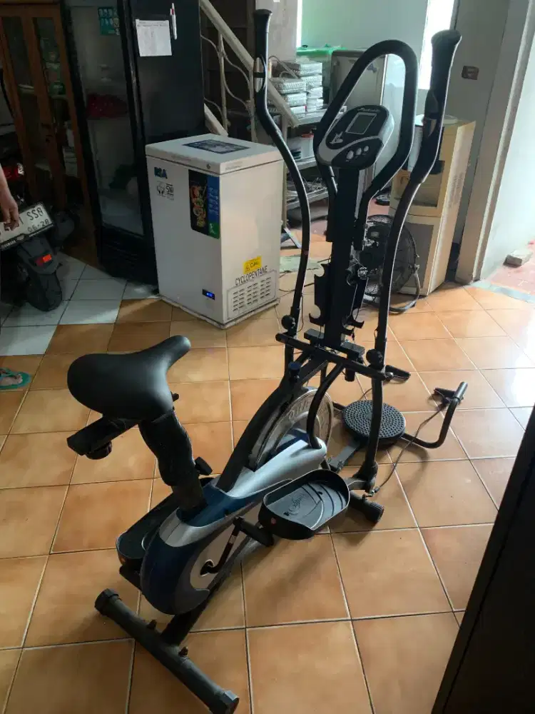 JUAL MURAH ALAT FITNES SEPEDA STATIS ORBITRACK MULTIFUNGSI