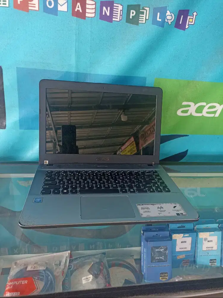 Laptop Asus X441NA | Intel, SSD 256GB, Siap Pakai