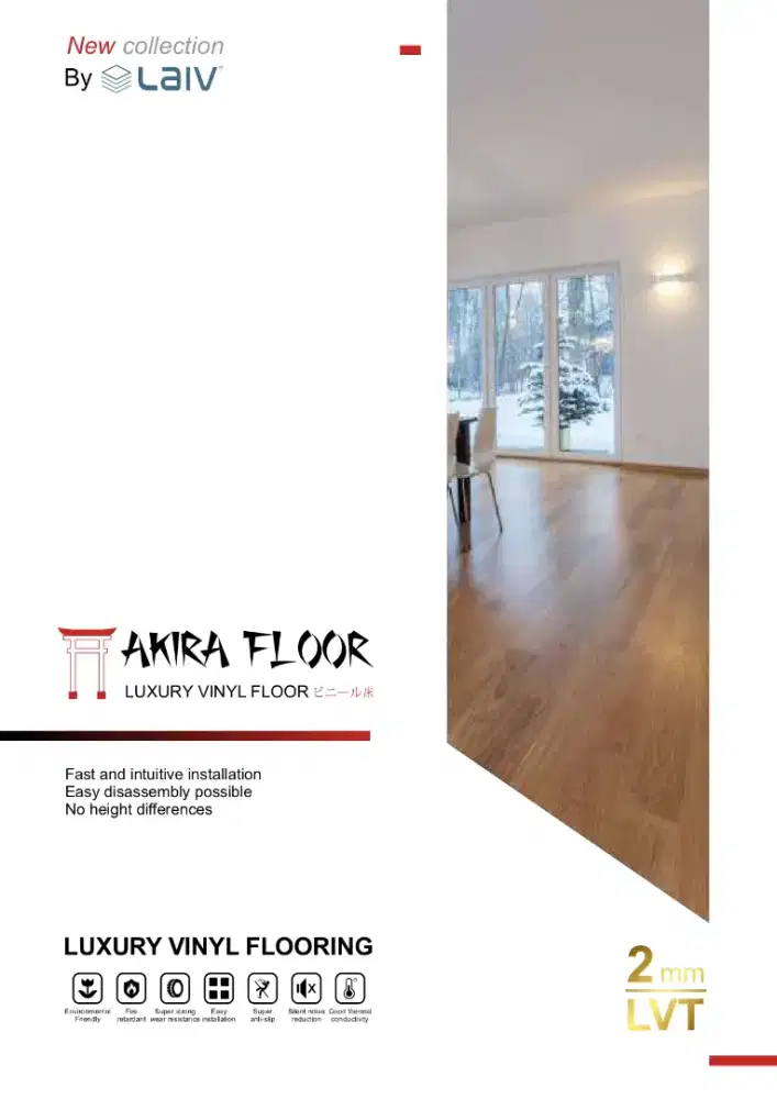 Akira Vinyl Flooring 2mm