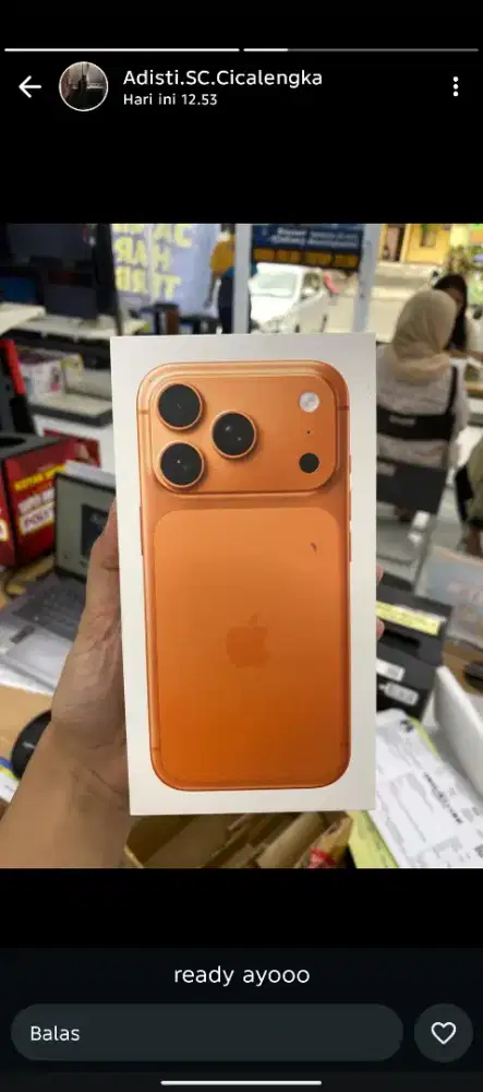 I phone 17 pro max 256