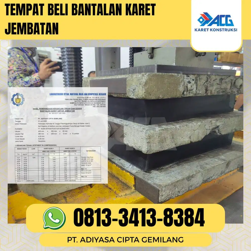 Tempat beli bantalan karet jembatan