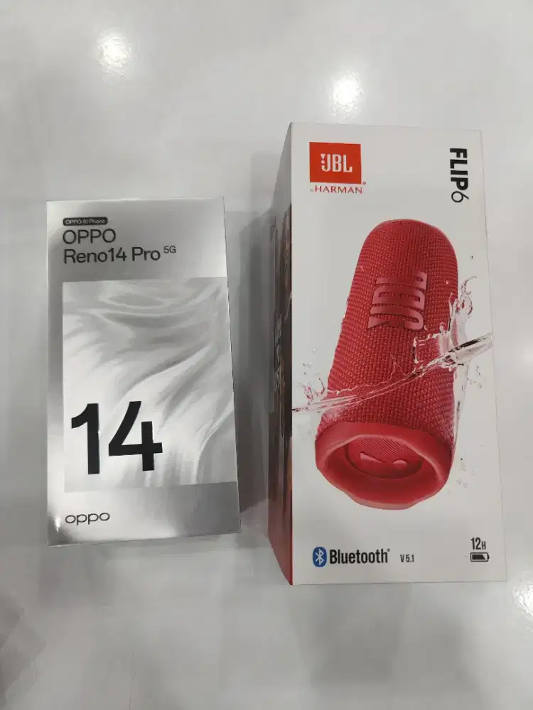 Oppo Reno 14 Pro 12/512GB 59Ribu Speaker JBL Flip 6 Stock Terbatas