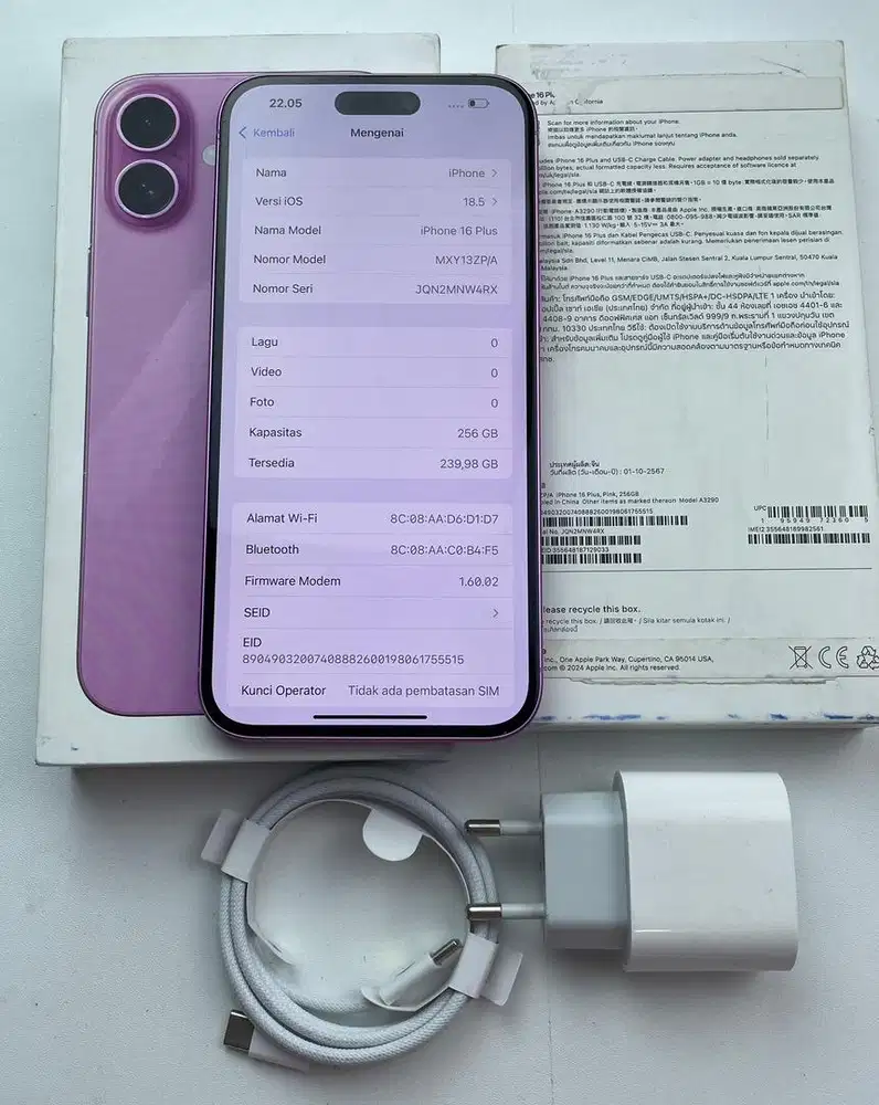iPhone 16 Plus 256 Beacukai