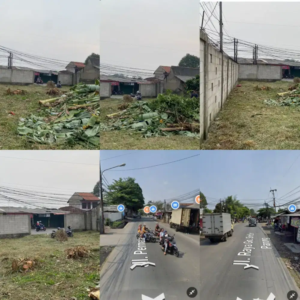Dijual/sewa cepat tanah 450 meter di Parung dekat Polsek parung