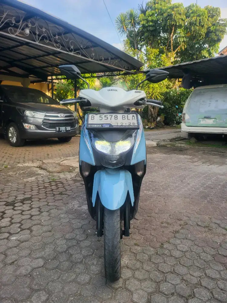 Yamaha Gear 125 Blue Core 2023 Putih Biru Full Orisinil Siap Pakai