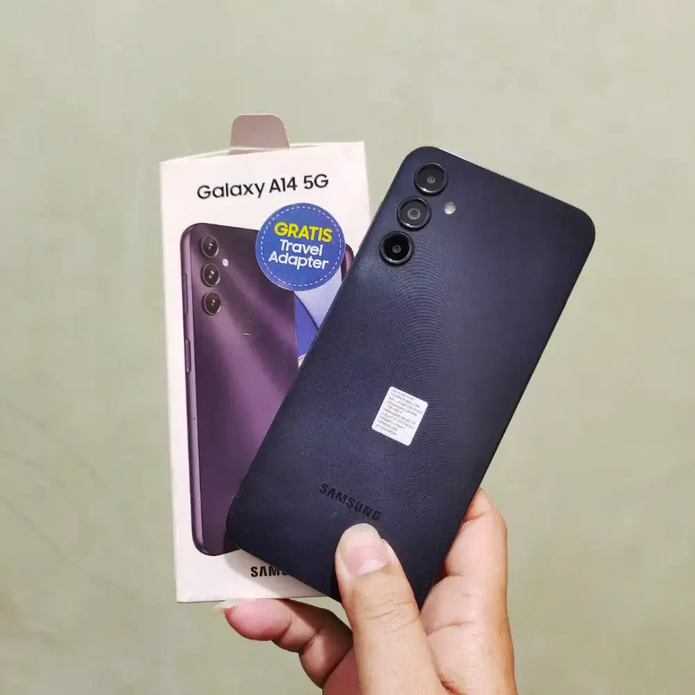 Samsung A14 5G 6/128gb fullset + adaptor