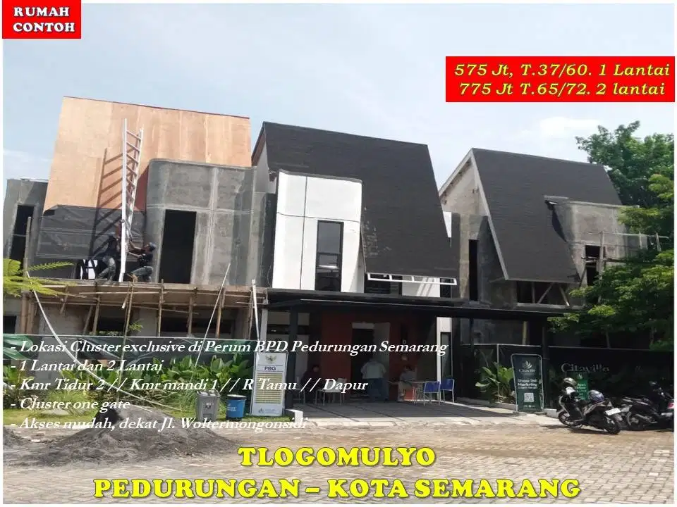Rumah Pedurungan Semarang, Cluster di Tlogomulyo (dlm Perum BPD Tlogom