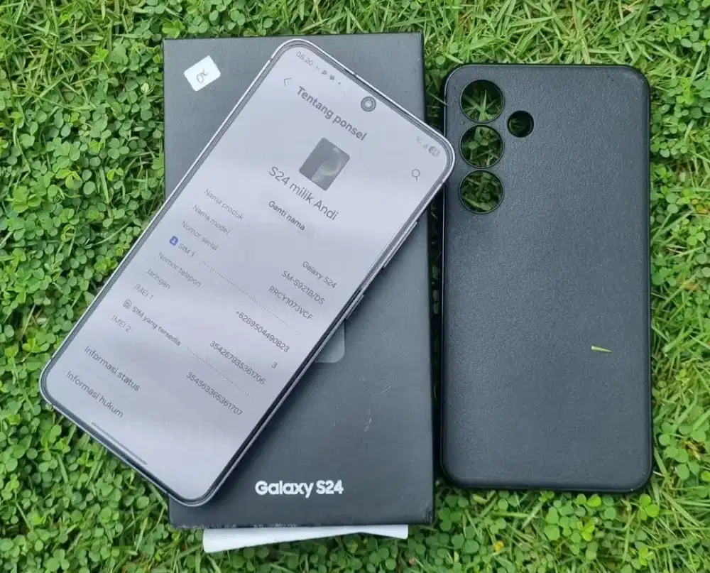 Samsung Galaxy s24 reguler 8/256 sein garansi on sampai april