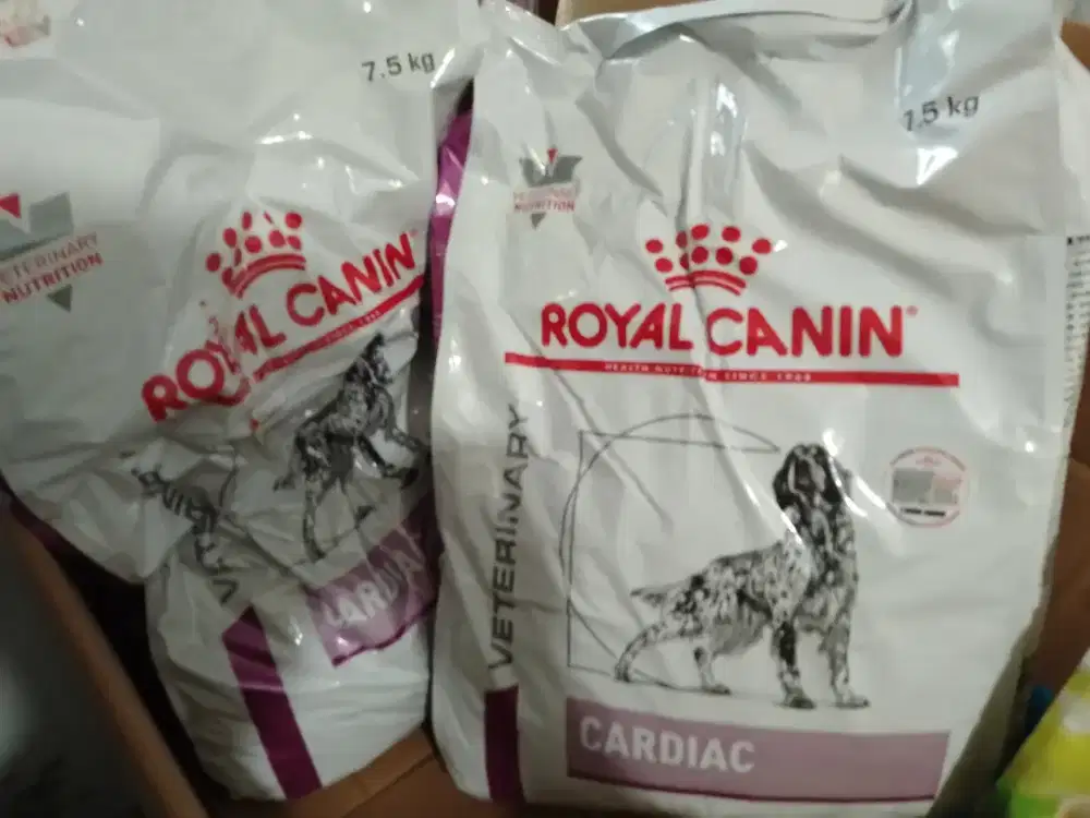 Dog food royal canin cardiac 2pcs total 15kg