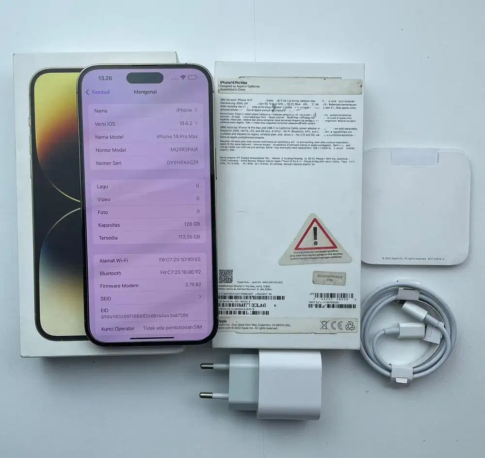 iPhone 14 Pro Max 128 iBox Resmi