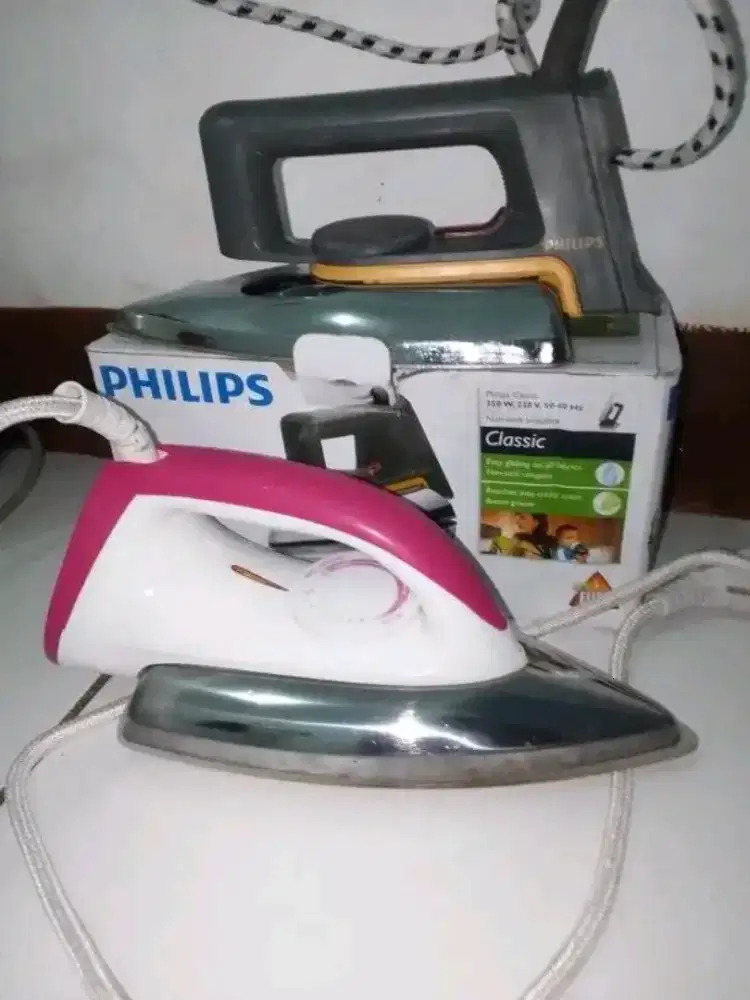 SETRIKA PHILIPS 2 PCS TIDAK SATUAN