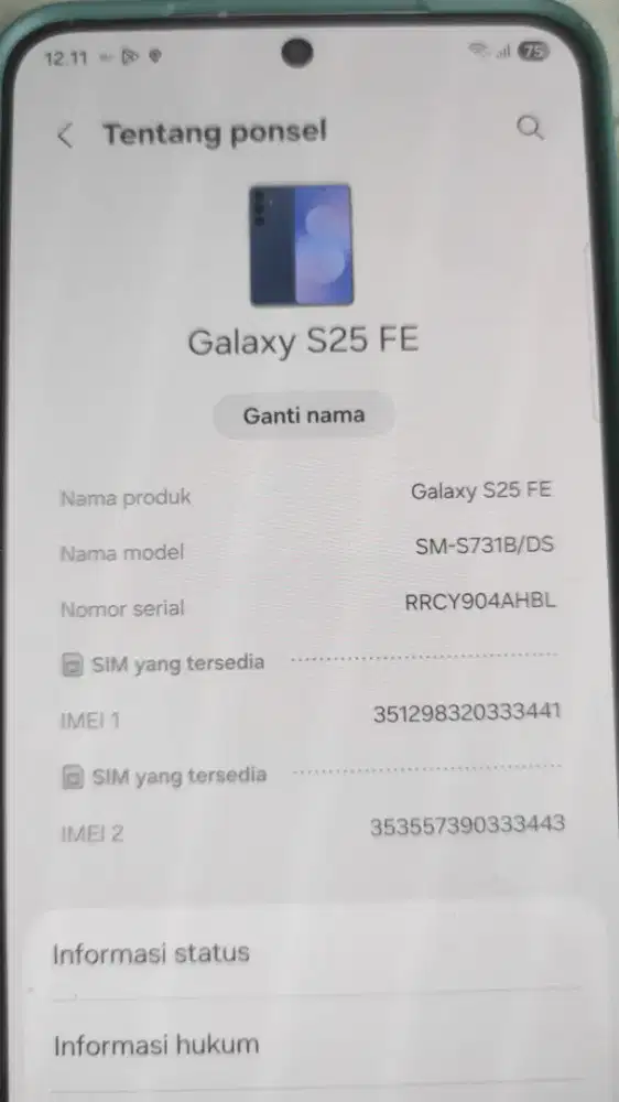Samsung Galaxy s25 fe