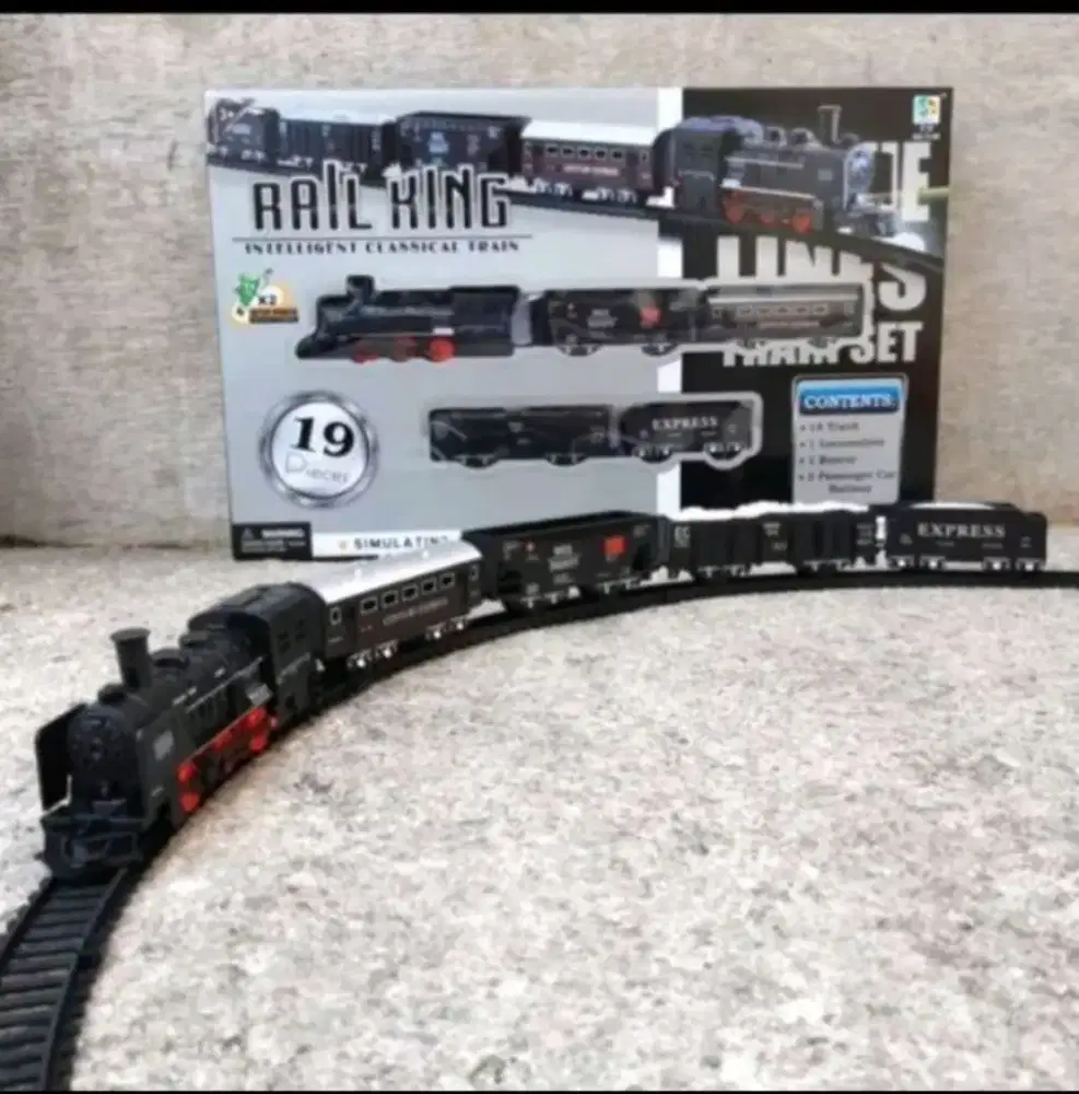 Mainan kereta api railking bisa COD