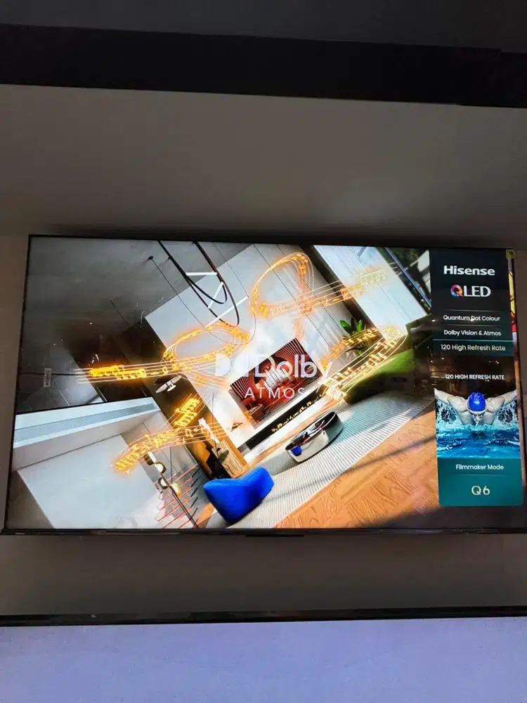Google tv QLED hisense 75 inch