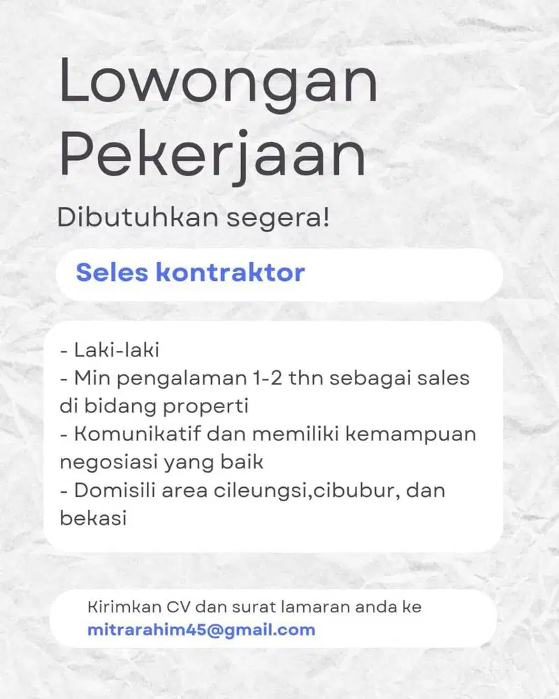 Sales dan markering property