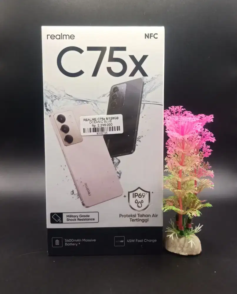 Promo Hp Tahan Air Realme C75x| Baru Bergaransi Resmi|Bisa Kredit Dp 0