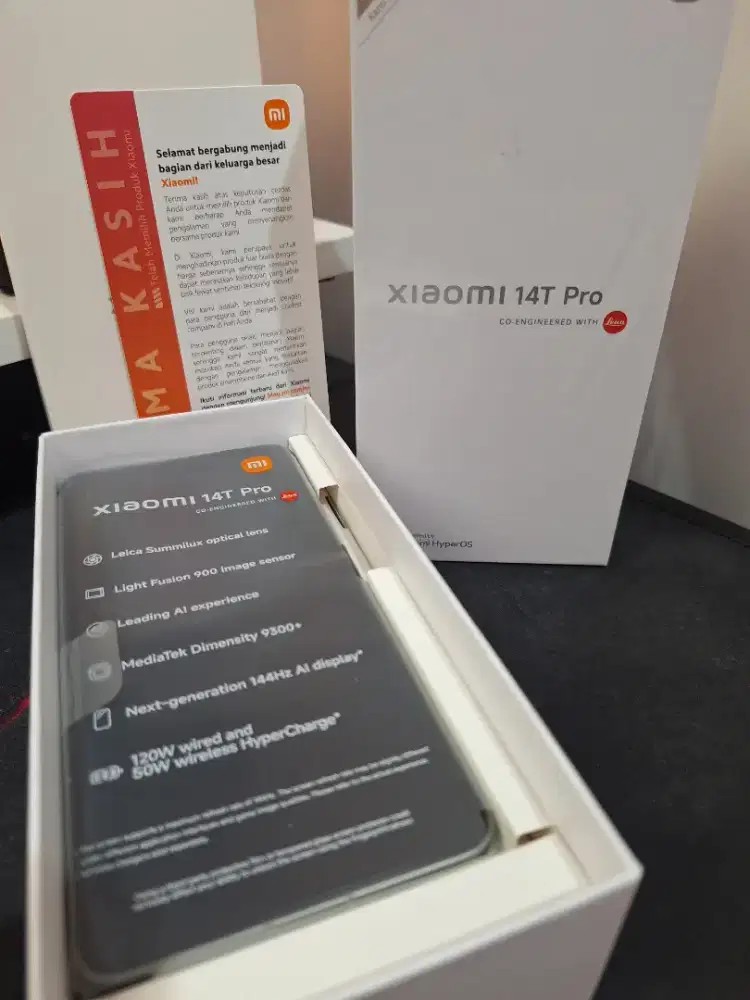 Dijual Xiaomi 14 T Pro 512 Grey 99% mulus