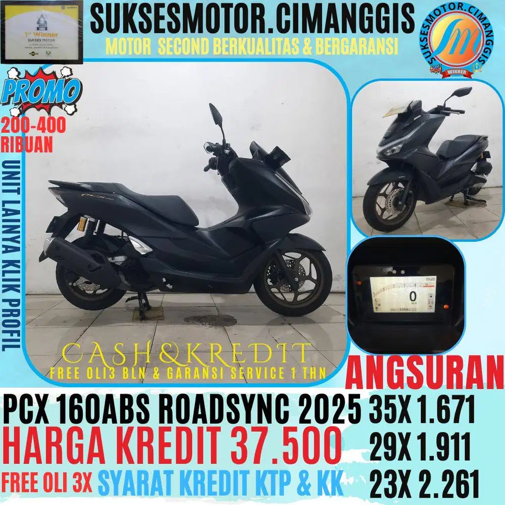 PCX 160 ABS ROADSYNC CASHBACK UPTO 700 RIBUAN FREE OLI 3 BLN