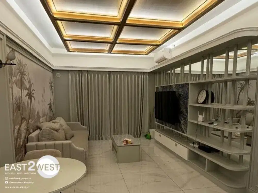 Sewa Apartemen Sky House BSD City Tangerang 3 Kamar Tidur Fully Furnished Siap Huni Strategis