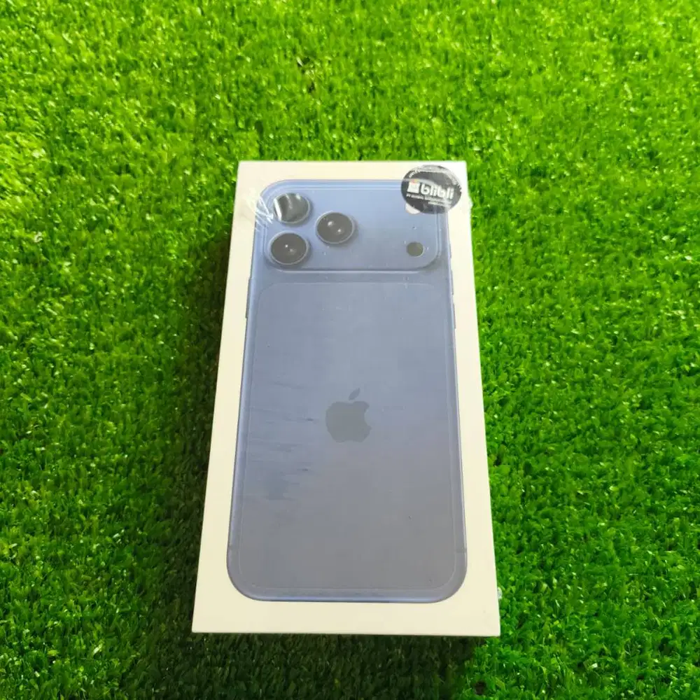 iPhone 17 Pro max 256GB Deep Blue Kondisi baru segel Garansi blm jalan
