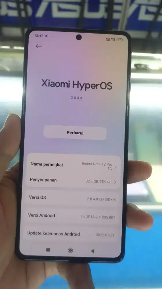 Redmi note 12 pro 5G ram 8/256