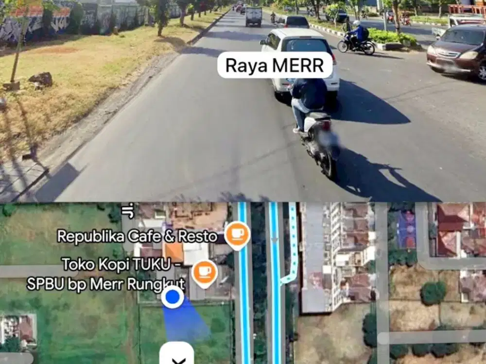 Disewakan Tanah Murah Raya MERR Cocok Restoran Dekat Kertajaya Pusat Kota