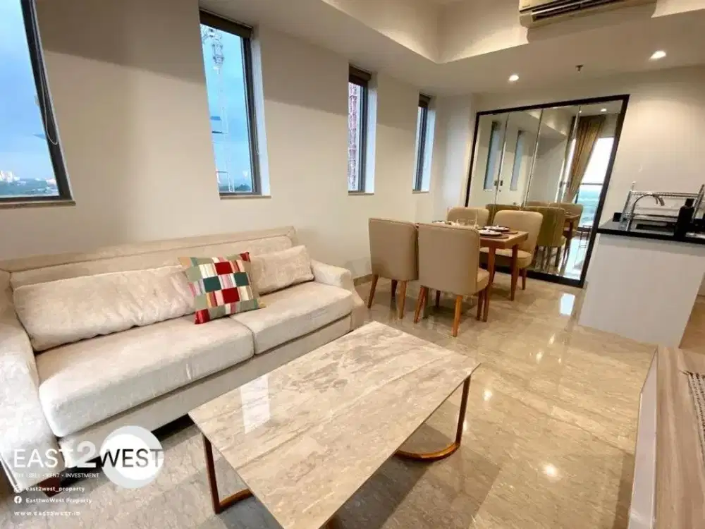 Jual Apartemen Branz BSD Tower C Tipe 2 Kamar Tidur Lantai 15 Fully Furnished