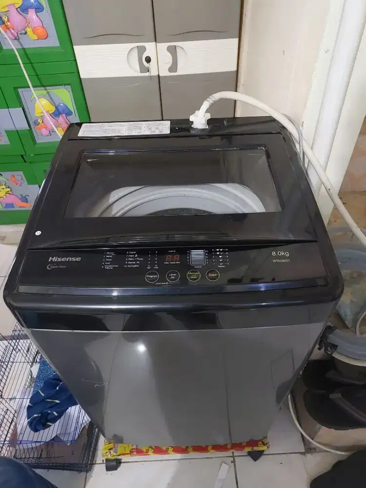 Dijual Mesin Cuci Hisense Type WTAG805T
