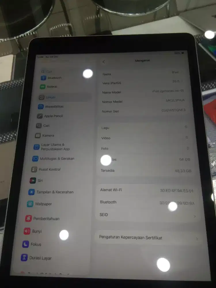 Ipad gen 9 fullset
