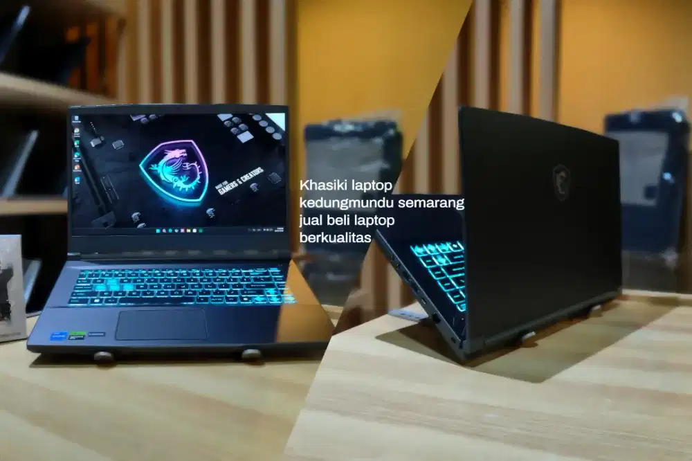 Msi Thin gaming i7 gen13 Rtx baru beli gransi pnjang