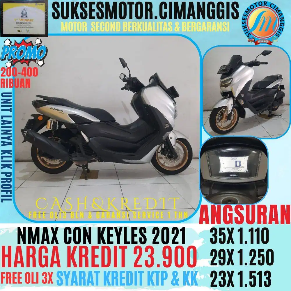 NMAX CON KEYLES CASHBACK UPTO700 RIBUAN FREE OLI 3 BLN KLIK PROFIL