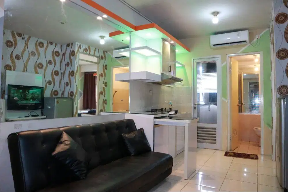 New Furnished 2 Bedroom Bulanan Tahunan - Tower Emerald Gading Nias