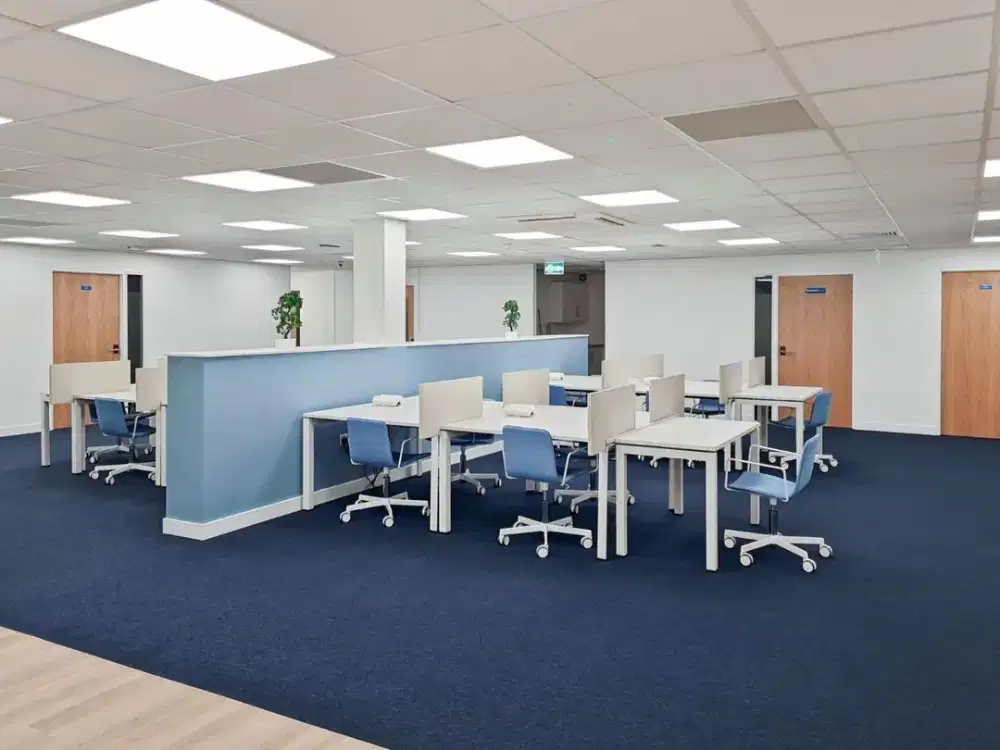 Ruang coworking di HQ Graha Pena