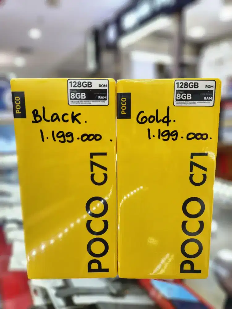 xiaomi poco C71 garansi resmi