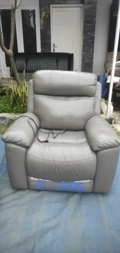 Sofa Cheers Montana Reclening Electric Kulit Asli Istimewa