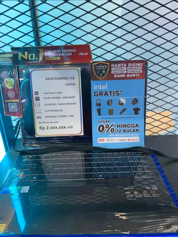 Laptop asus gaming v16 promo cicilan ringan tanpa dp bisa