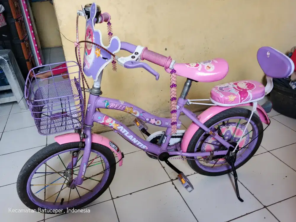 Dijual sepeda anak merk Atlantis 16 inch masih bagus